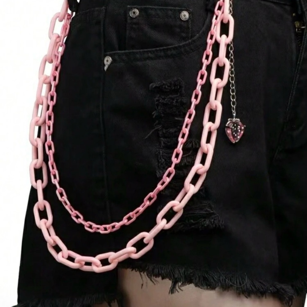 Pink Belt-loop Chain - Picture 2 of 3